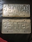Pair Of Vintage 1979 Michigan Great Lake State
