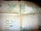 Vtg 1940s Alice Brooks Transfer Pattern Angel Pillow Motifs Pattern