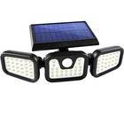 2 Pack Led Motion Sensor Solar Lights Outdoor Ip65 Waterproof Security Lamp New