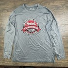 Nike Unlv Rebels Basketball Shirt Mens 2xlt Gray Long Sleeve Ncaa Pro Combat