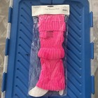 Underwraps Pink Ribbed Knit Leg Warmers New Os
