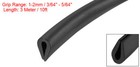 Edge Trim Black U Channel Edge Protector Fits 3 64 - 5 64 edge 10 Feet