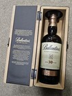 Ballantines 30 Year Old Empty Whisky Bottle   Box 