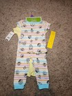 Sesame Street 12m 4-piece Cotton Knit Pajama Set Big Bird Snug Fit For Toddlers