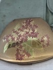 Vintage Elgin American Compact With Floral Decoration