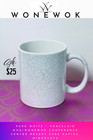 Pure White   Porcelain Mug wonewok Conference Center Resort Park Rapids  Mn 