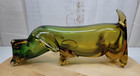 Vtg Mcm Blown Glass Dog Decanter Archimede Seguso  Luxardo Sommerso 12 