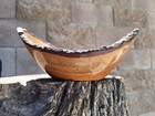 Almond  Wood  Wooden  Lathe  Turned  Hand Made  Bowl  Wooden Bowl