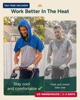 Cooling Hoodie Towel For Neck And Face   sun Protection   Instant Cooling   cool Tow