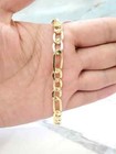 10k Yellow Gold Hollow Figaro Link Bracelet And Anklet For Men And Women Gifts