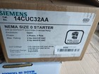  new  Siemens 14cuc32aa Size 0 Starter 120v Coil - 3-12a Overload Fast Free Ship
