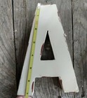 Individual Metal Letter Wall Decor Small 7  Vintage Numbers Industrial A-z 0-9