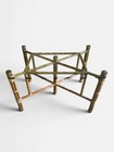 Incredibly Rare  Mcguire San Francisco Organic Modern Bamboo Table   Six Chairs