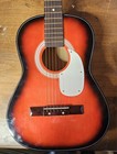 Vintage 60 s Or 70 s Sears Steel String Student Acoustic Guitar Model 1244