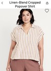 Nwt 3 Piece Lot Old Navy Linen Blend Pants   Stripe Shirt Set 2x 20 22