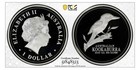 2002  1 Australia 1 Oz Silver Proof Kookaburra Coin     Pcgs Pr69 Dcam     Pop 21