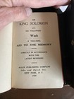 1926 King Solomon And His Followers A Valuable Aid   masonic Text