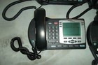 Lot-10 Nortel Ip Phone 2004 Poe Desktop W speakers Headset 8x24 Lcd Lan Ntdu92