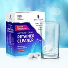 Retainer Cleaner   Denture Cleanser  180  Tablets By Bastion  6-month Supply 