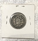 1865 Peru 5 De Sol Silver Coin