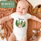 20 Monthly Baby Milestone Stickers - Woodland Baby Monthly Milestone   