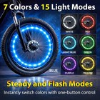Blitzu Bike Wheel Lights  Bicycle Spoke Decorations Light For Night Riding  2-ti