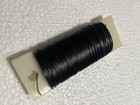 1 Paddle Of Black  Floral Wire  22 Gauge