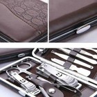 12 Piece Manicure Pedicure Nail Care Set Cutter Cuticle Clippers Kit Gift Case