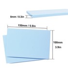 Kuklipjim 25 Pack 4x6 Inch Rubber Carving Blocks Linoleum Stamp Blocks Sky Blue