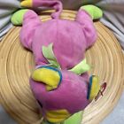 Vtg Ty Beanie Baby  Pillow Pal Cat Plush Meow Stuffed Animal Pink 1998 12 In