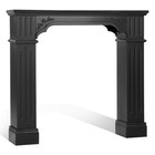 Classic Fireplace Mantel Wood Surround Mantels For Electric Fireplaces W  Shelf