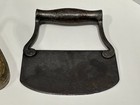 Vintage Antique Sad Irons  5   8c Primitives   Metal Chopper Collectibles
