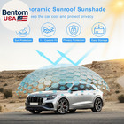 Car Sunroof Compatible With Q5 2017-2009 5-door Suv  Foldable Glass Roof Sunshad