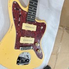 Us Jazz Style Classic Electric Guitar Distressed Butterscotch Finish P90 Pickups