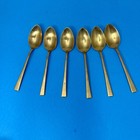Dirilyte Dirigold Empress Vintage Goldware Teaspoons Set Of 6
