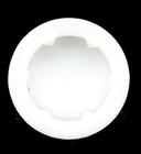 Hex Head Bolt Nut Cover Dome For 1 2  Wrench Or Socket White Pd1 2-100-10 Pieces