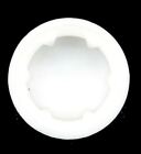 Hex Head Bolt Nut Cover Dome For 1 2  Wrench Or Socket White Plastic Set Of 10
