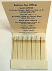 Full Unstruck Vintage Matchbook Ballston Spa National Bank New York
