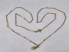 Antique Ladies Amerikaner Gold Filled Bar Watch Chain Necklace 28 