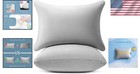 Soft Memory Foam Rectangular Pillow 12x20 Set