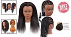100  Real Human Hair Mannequin Head 16  - Ideal For Hair Styling   Education
