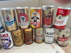 Old Steel Flat Top  Pull Tab Beer Cans Lot Of 23