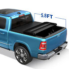 Tri-fold 5 8ft Bed Soft Tonneau Cover For 2019-2025 Silverado Sierra 1500 Truck