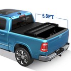 Tri-fold 5 8ft Tonneau Cover For 07-13 Chevy Silverado Gmc Sierra 1500 Truck Bed