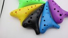 12 Hole Alto C Ocarina Black Plastic Flute For Beginners