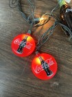 Vintage Coca Cola Light String Set Camping Patio Bottles Vending Machines