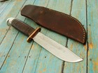 Vintage Us Ww Ii 2 Western L46-5 Baby Shark Bowie Knife   Sheath Hunting Knives