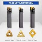 5 8 Mwlnr Lathe Excircle Indexable Carbide Turning Tool Holder Bit Set Mtjnr1616