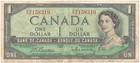 1954 Bank Of Canada Now Obsolete   No Longer Used  1 00  beattie-rasminsky  Note