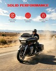 9  Motorcycle Windshield For Harley Street Glide electra Glide ultra Black